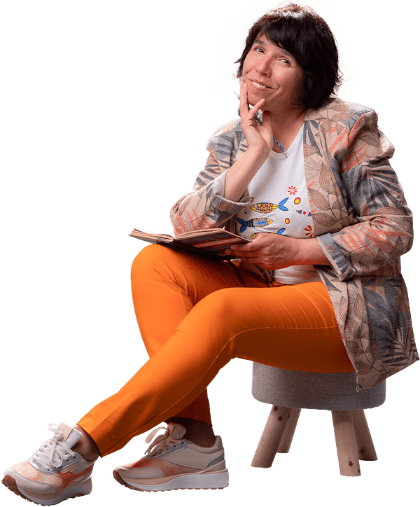 Angelina sitting on chair refined